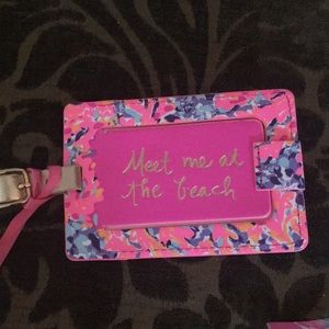 Cute Lilly Pulitzer luggage tag